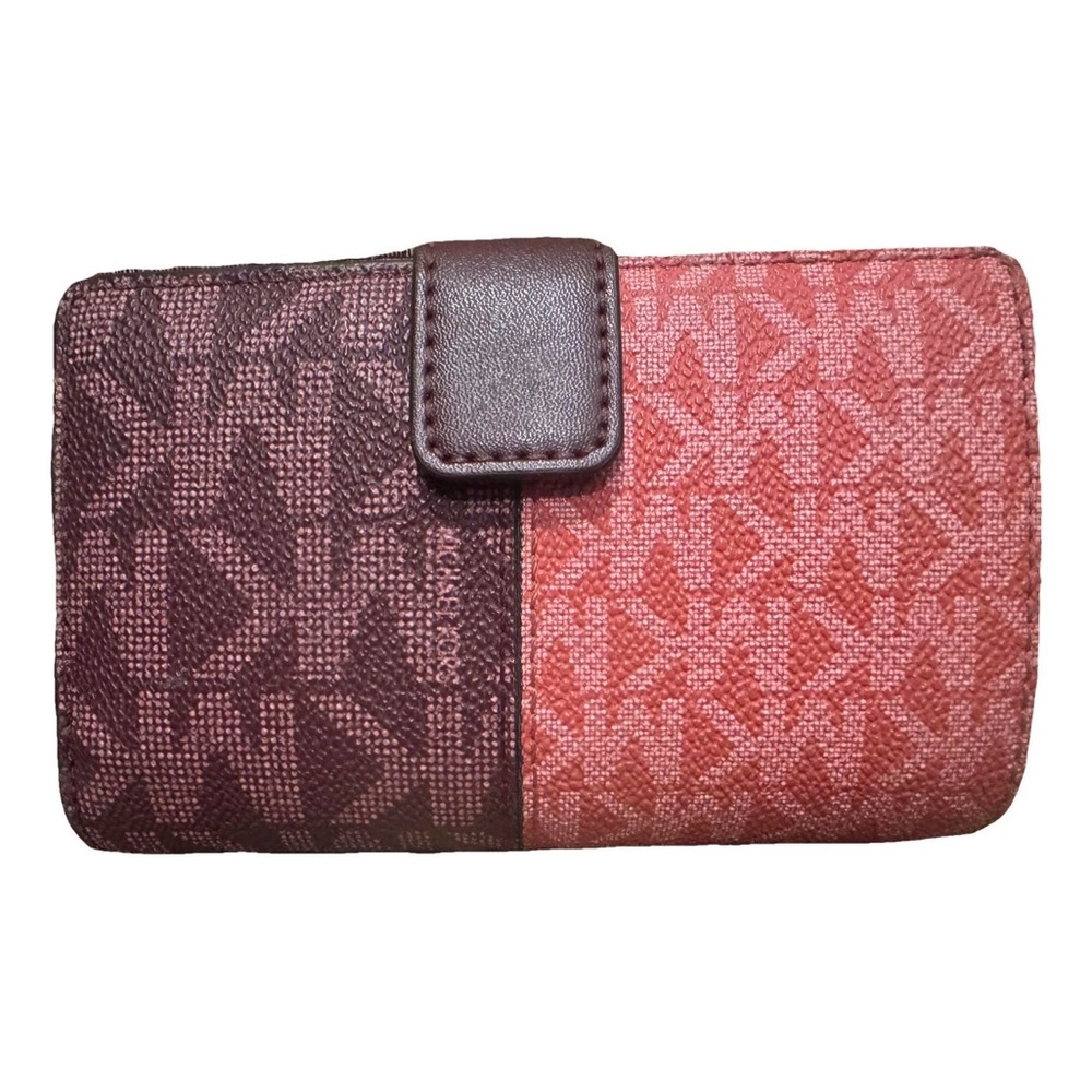 Michael Kors Red and Brown Wallet